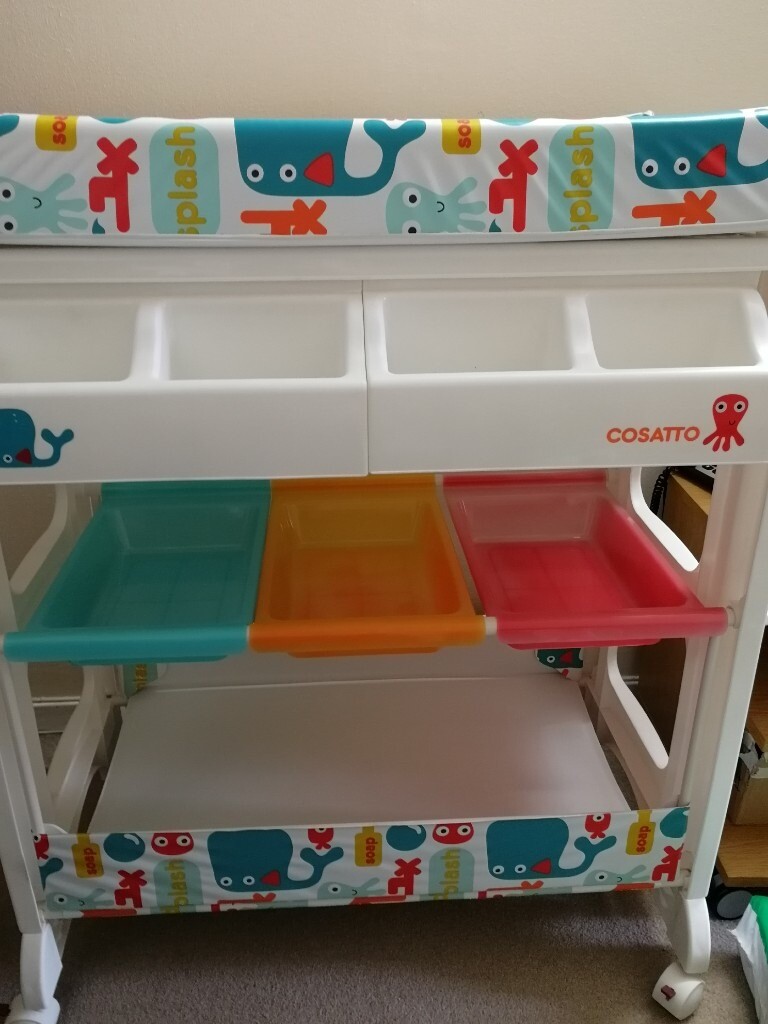 cosatto bath changing unit